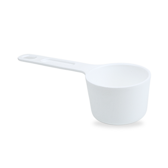 Cuillère blanche pour le dosage des produits