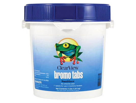 ClearView 1" Bromine Tabs - 4 lb