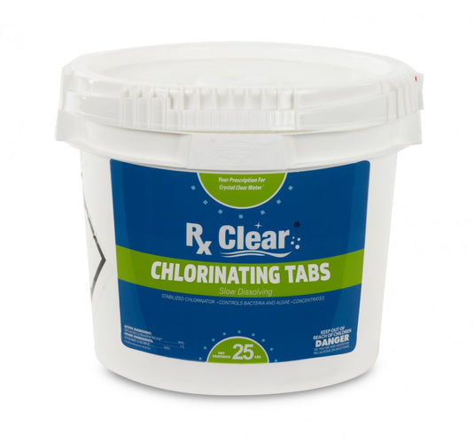 Rx Clear® 3" Stabilized Chlorine Tablets - iopool-usa